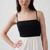Robe longue à taille empire en mélange de lin