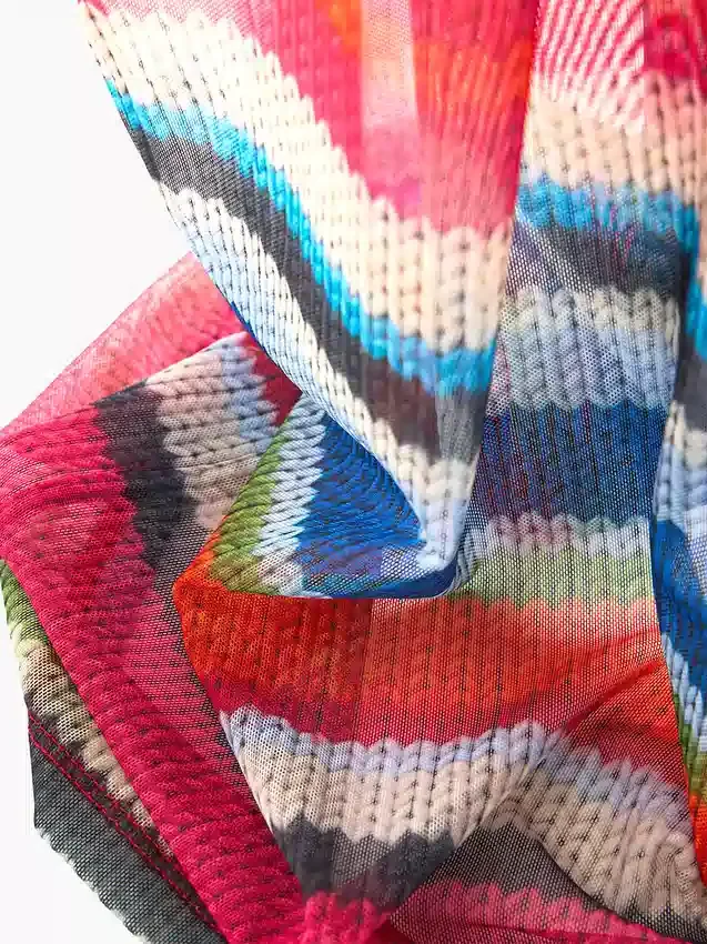 Robe longue transparente à rayures « Happy Stripe » de Gapstudio