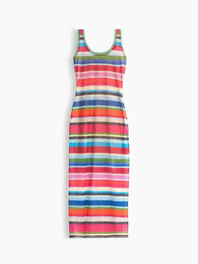 Robe longue transparente à rayures « Happy Stripe » de Gapstudio