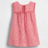 Robe marin en lin et coton à carreaux vichy pour Bébé & Enfant