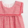 Robe marin en lin et coton à carreaux vichy pour Bébé & Enfant