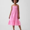 Robe mi-longue en gaze de coton pour enfant