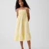 Robe mi-longue en gaze de coton pour enfant