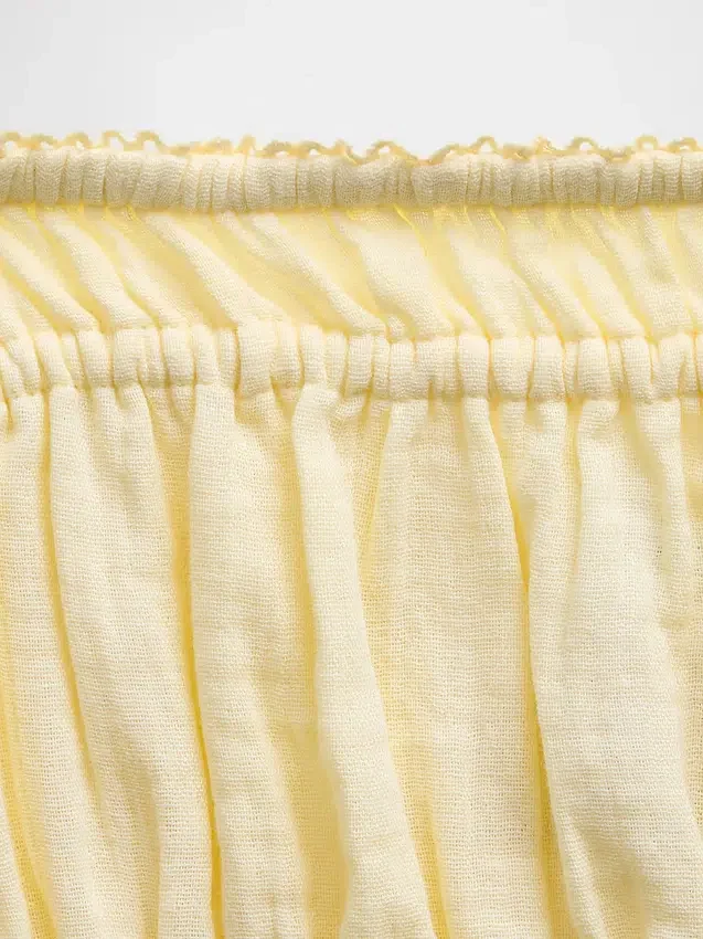 Robe mi-longue en gaze de coton pour enfant