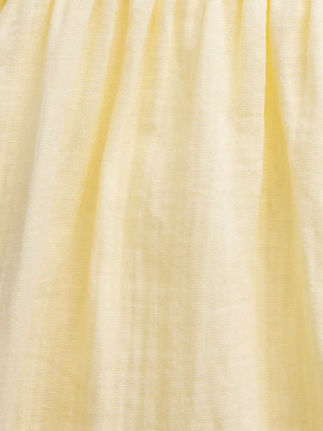 Robe mi-longue en gaze de coton pour enfant