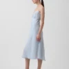 Robe mi-longue en vichy