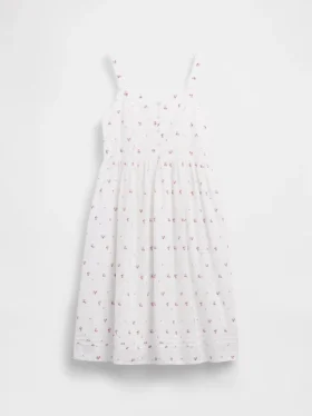Robe mi-longue sans manches pour enfant