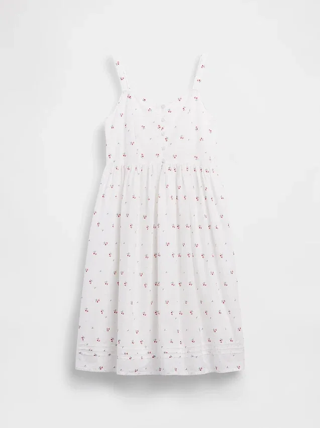Robe mi-longue sans manches pour enfant