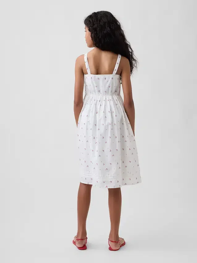 Robe mi-longue sans manches pour enfant