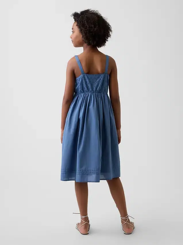 Robe mi-longue sans manches pour enfant