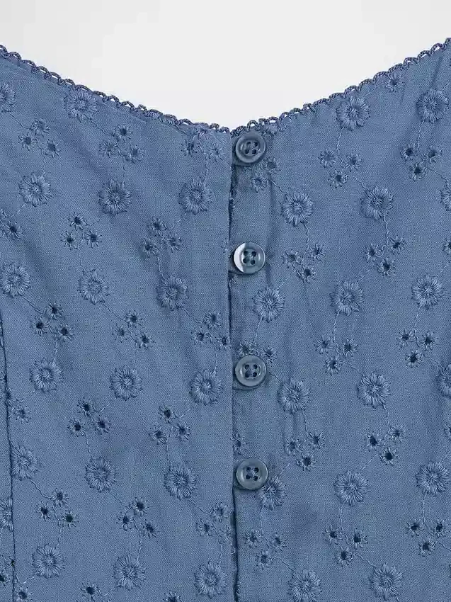 Robe mi-longue sans manches pour enfant