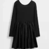 Robe moderne pour enfant en mélange de matières