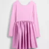 Robe moderne pour enfant en mélange de matières
