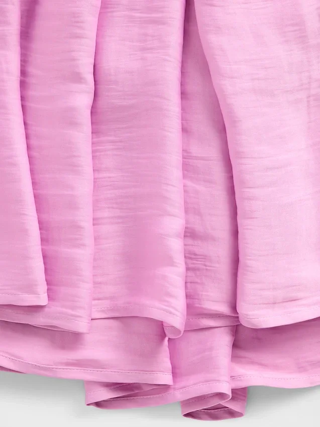 Robe moderne pour enfant en mélange de matières