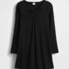 Robe à nœud en maille côtelée pour enfant