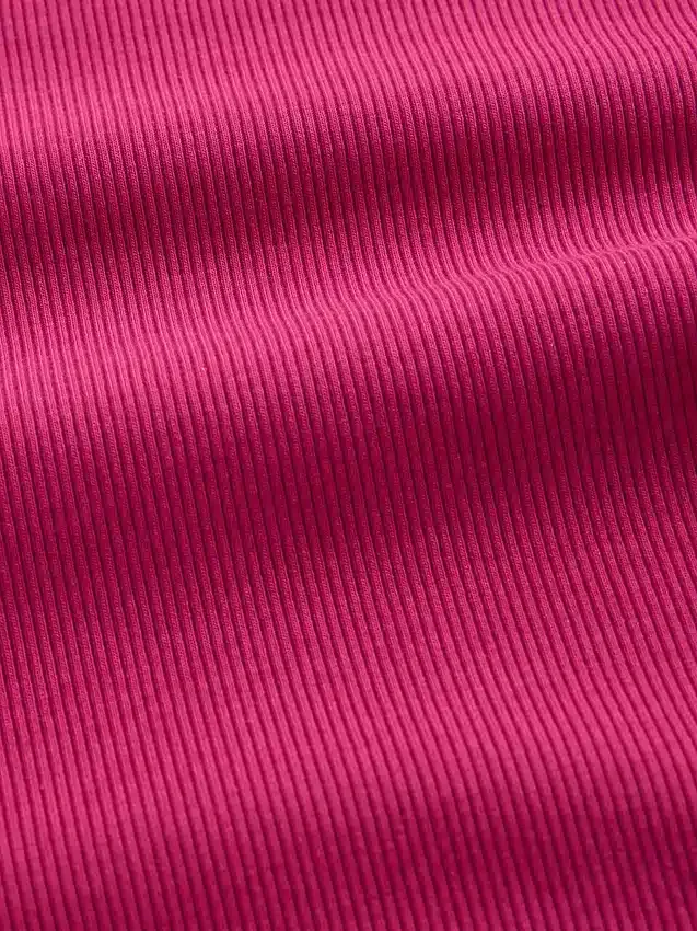 Robe à nœud en maille côtelée pour enfant