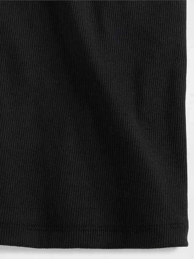 Robe à nœud en maille côtelée pour enfant