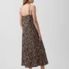 Robe nuisette mi-longue à imprimé zèbre