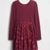 Robe pour enfant en mélange de matières