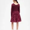 Robe pour enfant en mélange de matières