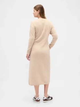 Robe-pull de maternité à col en V CashSoft