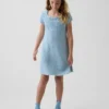 Robe-pull en crochet pour enfant