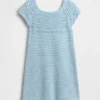 Robe-pull en crochet pour enfant