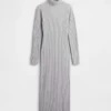 Robe-pull longue à col roulé CashSoft