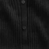 Robe-pull longue en maille côtelée à boutons sur le devant
