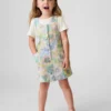 Robe-salopette en denim à motifs floraux pour Bébé & Enfant