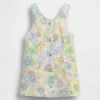 Robe-salopette en denim à motifs floraux pour Bébé & Enfant