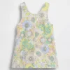 Robe-salopette en denim à motifs floraux pour Bébé & Enfant