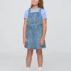 Robe-salopette en denim pour enfant
