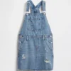 Robe-salopette en denim pour enfant