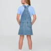 Robe-salopette en denim pour enfant