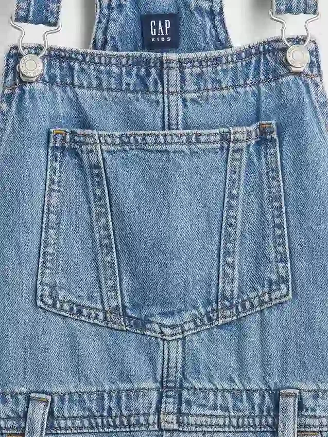 Robe-salopette en denim pour enfant