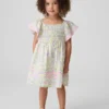 Robe smockée à manches flottantes pour Bébé & Enfant