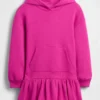 Robe-sweat à capuche oversize pour enfant