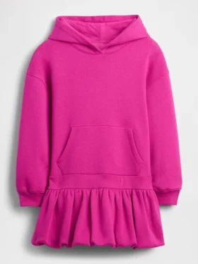 Robe-sweat à capuche oversize pour enfant