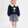 Robe-sweat à col à volants Snoopy pour Bébé & Enfant