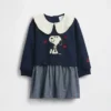 Robe-sweat à col à volants Snoopy pour Bébé & Enfant