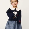 Robe-sweat à col à volants Snoopy pour Bébé & Enfant