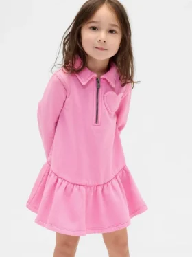 Robe-sweat à demi-zip pour Bébé & Enfant