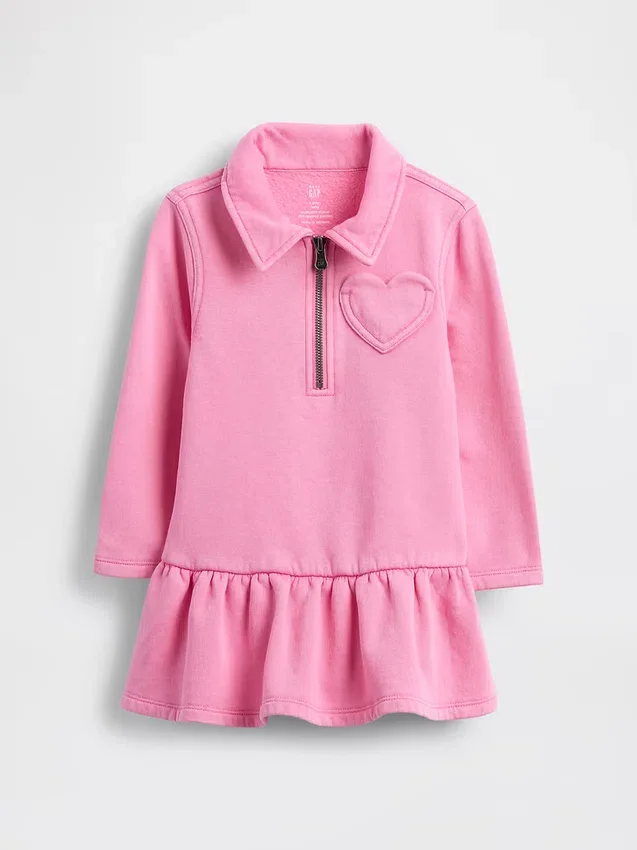 Robe-sweat à demi-zip pour Bébé & Enfant