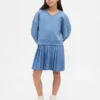 Robe-sweat plissée Vintagesoft pour enfants