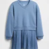 Robe-sweat plissée Vintagesoft pour enfants