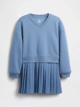 Robe-sweat plissée Vintagesoft pour enfants