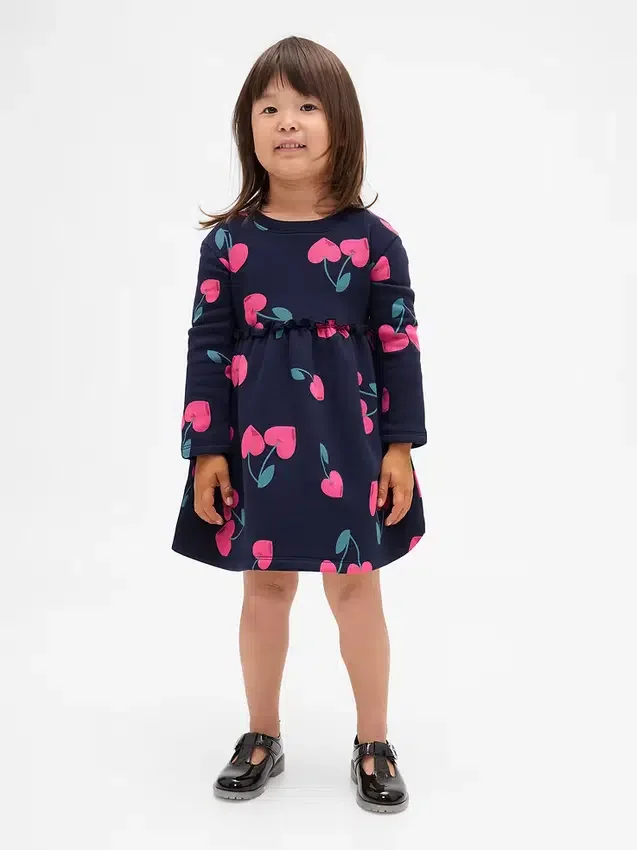 Robe-sweat à volants à la taille pour Bébé & Enfant