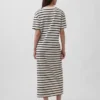 Robe t-shirt maxi oversize en jersey épais