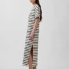 Robe t-shirt maxi oversize en jersey épais